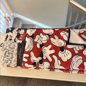 Disney Mickey Mouse Red Kitchen Towels